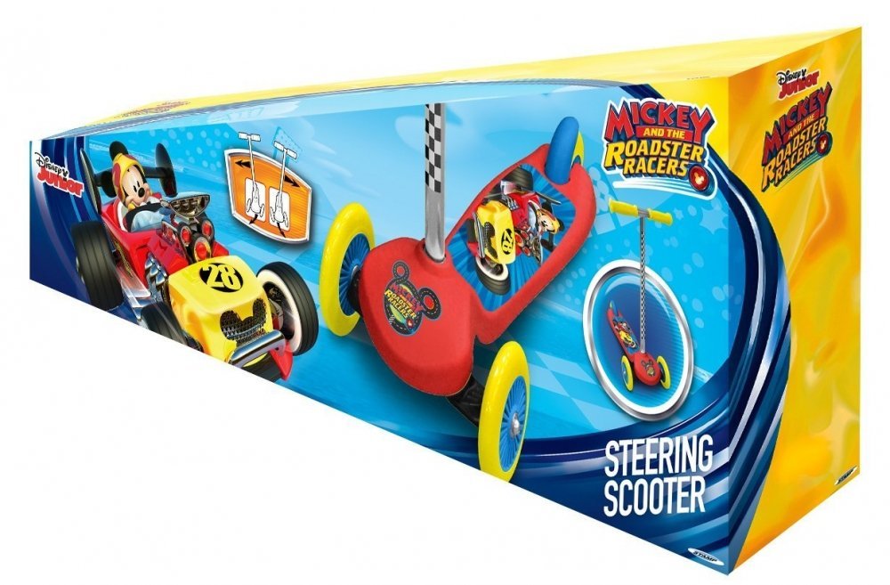 Trotineta intuitiva Mickey Mouse cu 3 roti, platforma antiderapanta, greutate admisa 20 kg – imaginea 3