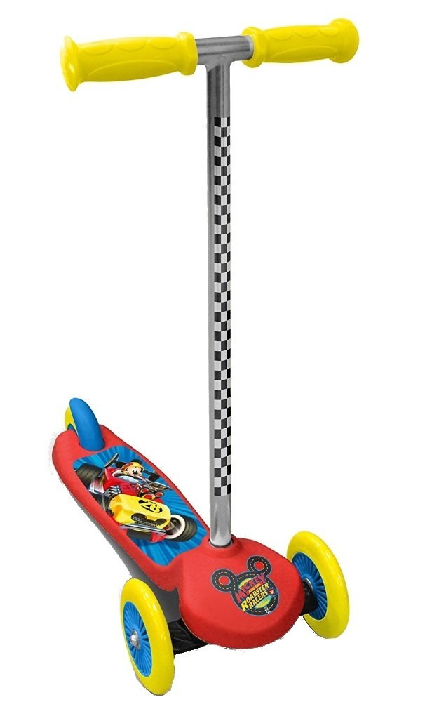 Trotineta intuitiva Mickey Mouse cu 3 roti, platforma antiderapanta, greutate admisa 20 kg – imaginea 4