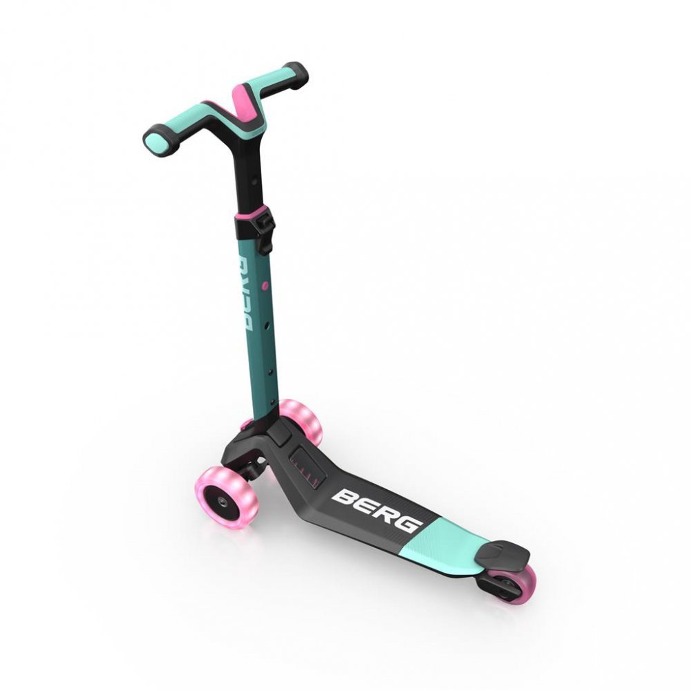 Trotineta pliabila cu lumini Berg Nexo mint, ghidon reglabil, greutate admisa 50 kg – imaginea 2
