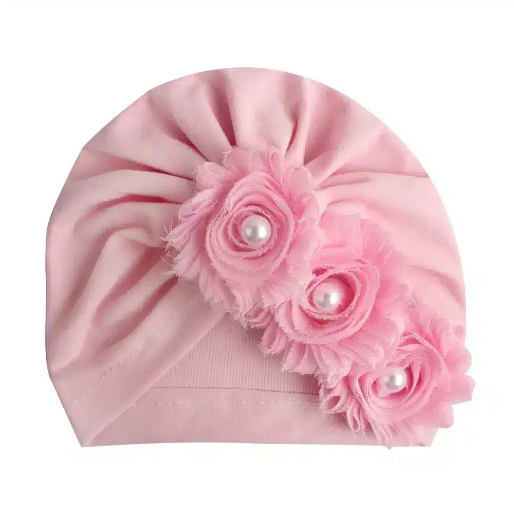 Turban Cu Margele Roz