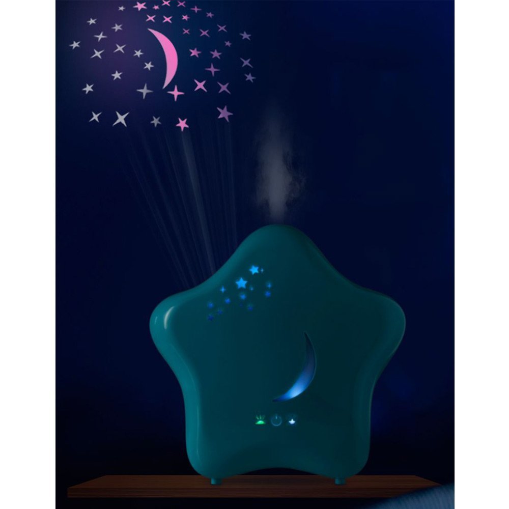 Umidificator de camera cu proiector si lumina de noapte Moony Lanaform – imaginea 4