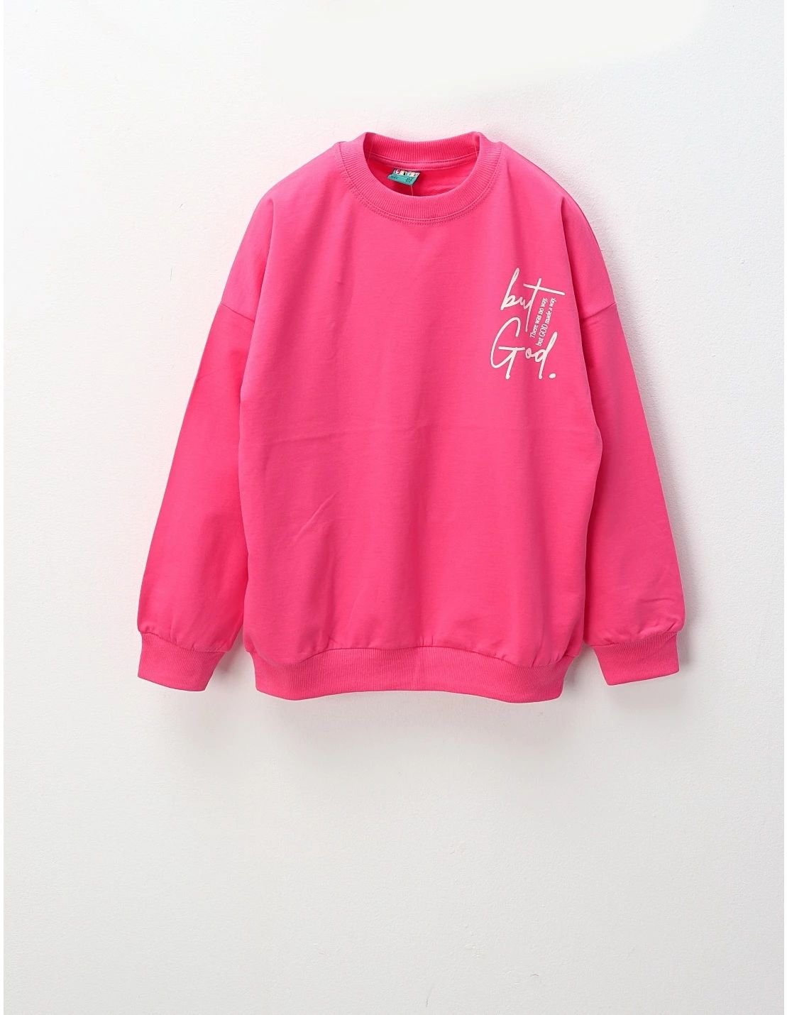 Bluza No Way But GOD, ciclam