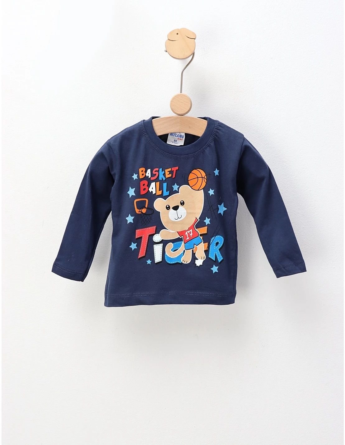 Bluza subtire BasketBall, bleumarin