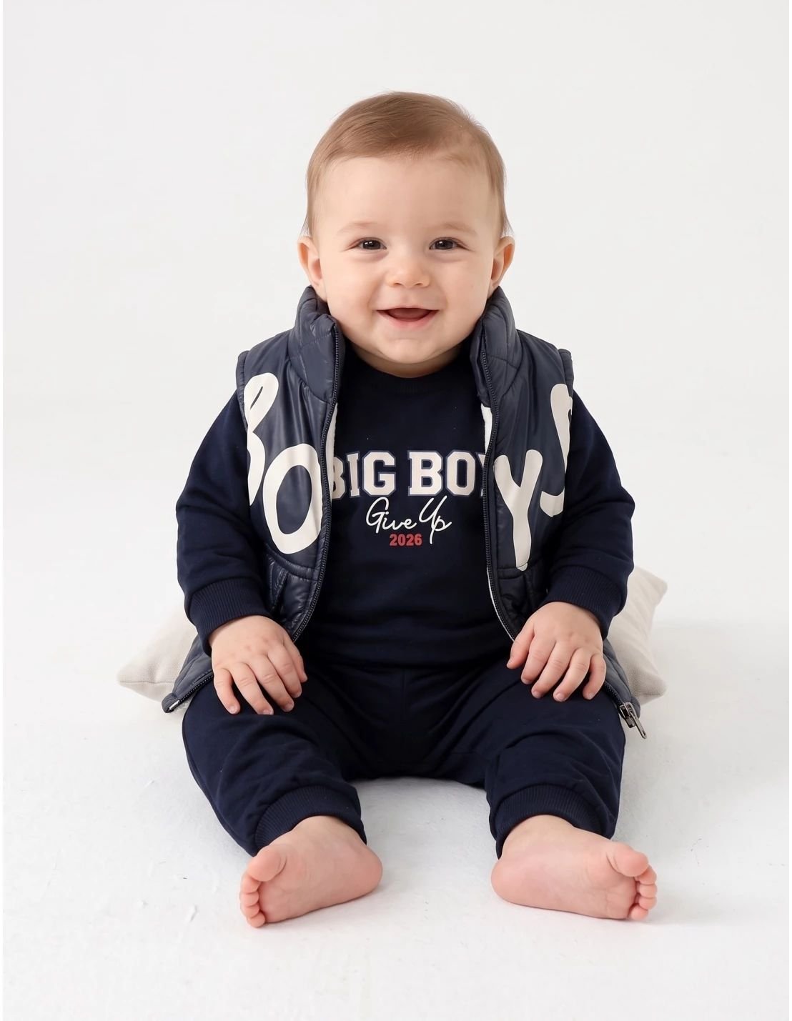 Compleu cu vesta, Big Boys, bleumarin