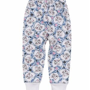 Pantaloni imprimati Pisicuta cu fundita