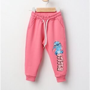 Pantaloni trening Stitch corai