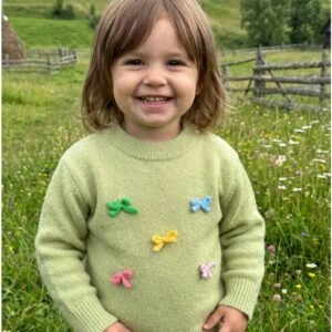 Pulover Mohair Eleanora, verde