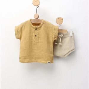Set de vara din muselina, Cool Boy, galben