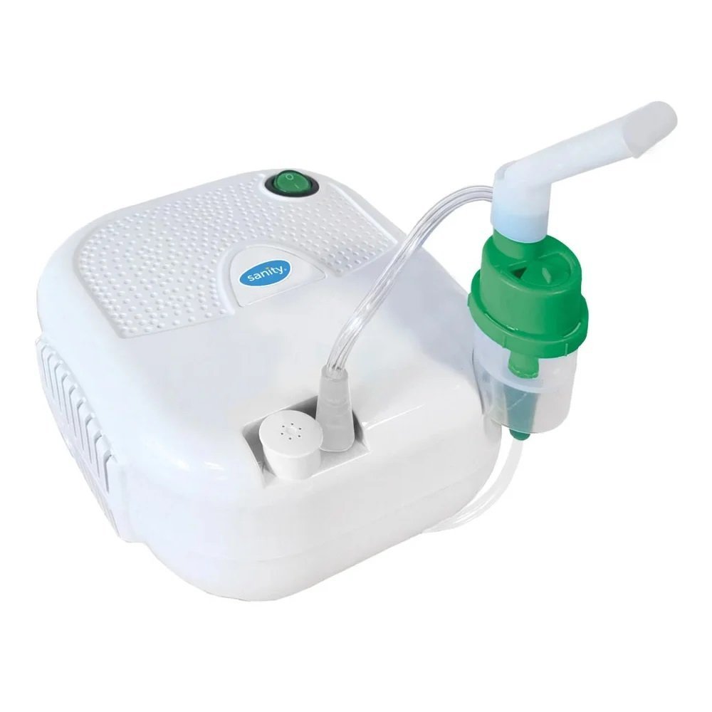 Aparat aerosoli Sanity Stop Infectie masca pentru bebelusi copii si adulti alb – imaginea 3