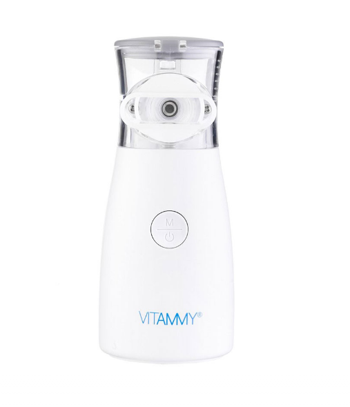 Aparat aerosoli cu tehnologie mesh Vitammy Mesh 1 pentru copii si adulti portabil silentios alb – imaginea 5