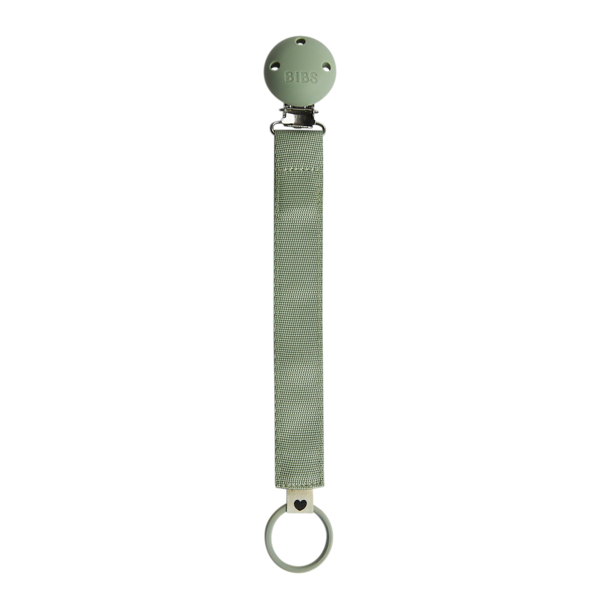 Lantisor clip Bibs Ribbon pentru suzeta Sage – imaginea 2