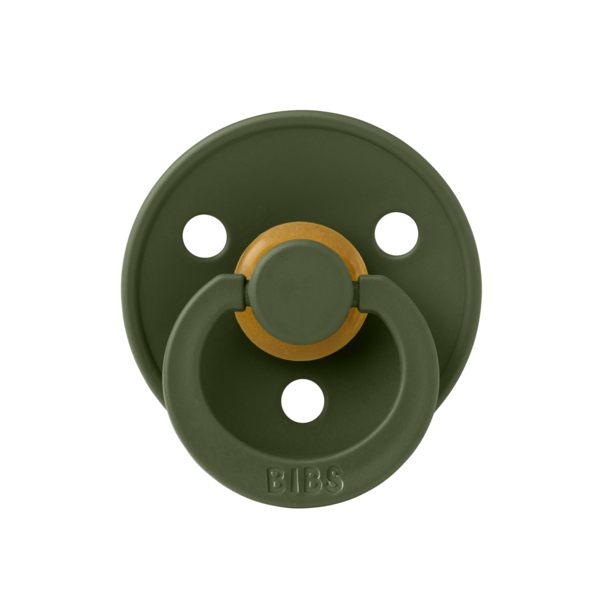 Suzeta Bibs Colour Latex tetina rotunda 18 luni+ Hunter Green – imaginea 4