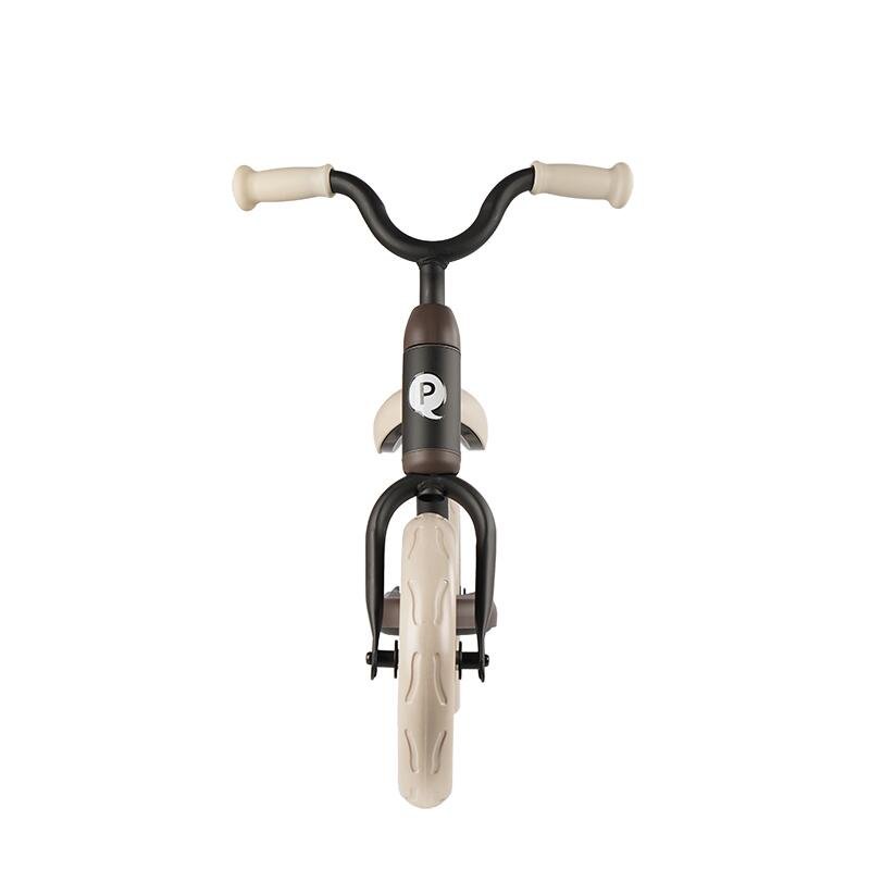 Bicicleta copii fara pedale QPlay Trainer Balance bike negru 10 inch, varsta 2-4 ani, sa din piele ecologica, inaltime ajustabila la ghidon si scaun, roti din spuma EVA cu densitate ridicata – imaginea 5