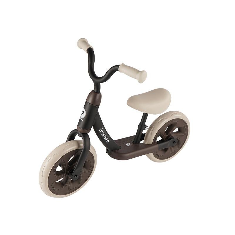 Bicicleta copii fara pedale QPlay Trainer Balance bike negru 10 inch, varsta 2-4 ani, sa din piele ecologica, inaltime ajustabila la ghidon si scaun, roti din spuma EVA cu densitate ridicata – imaginea 6