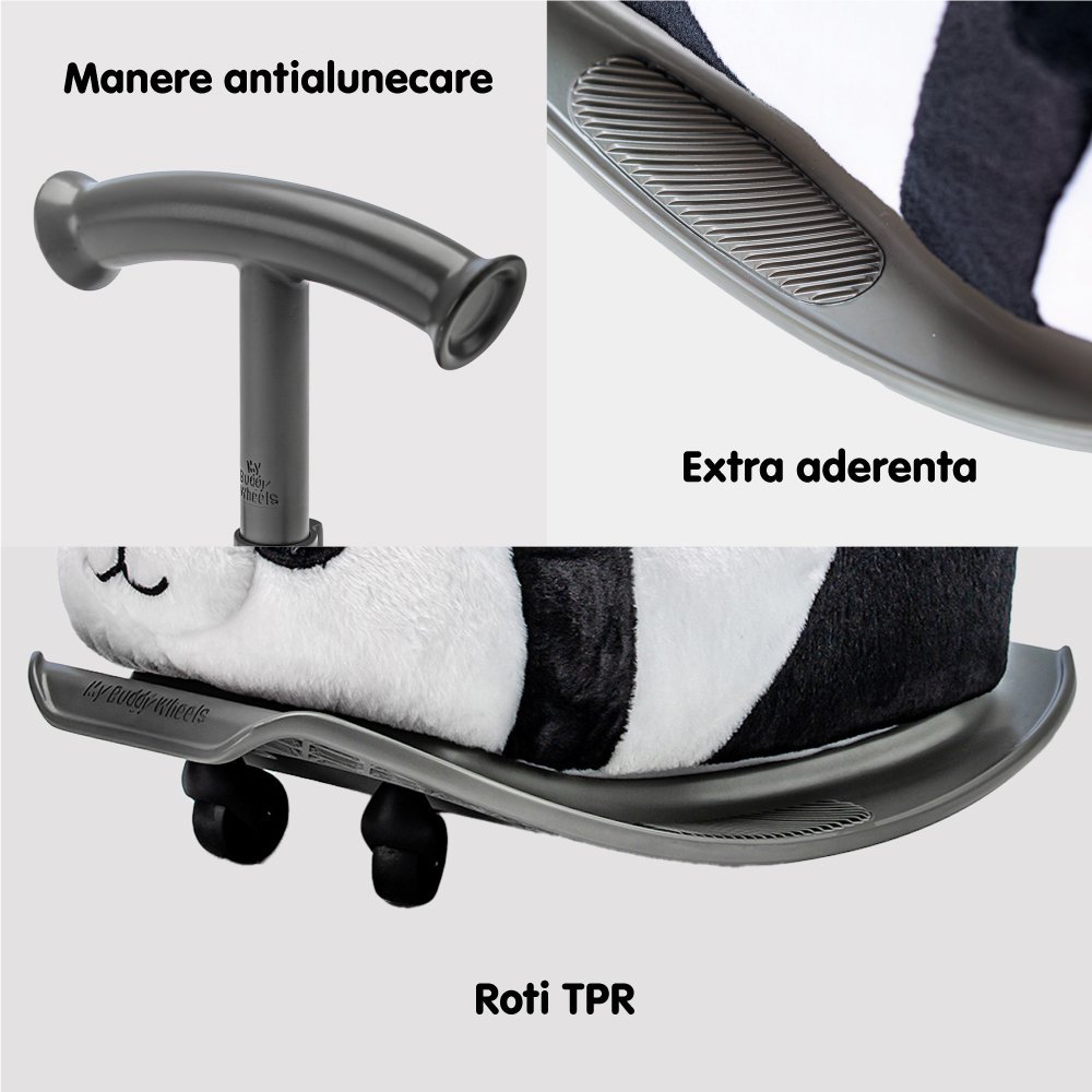 Balansoar cu roti My Buddy Wheels Panda – imaginea 4
