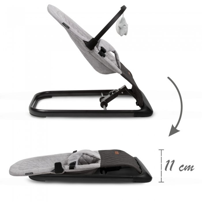 Balansoar pentru copii Kidwell Laro Grey Black – imaginea 7
