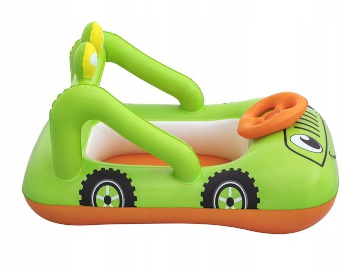 Barca gonflabila pentru copii Bestway 92 x 61 cm Smiling Car Verde – imaginea 2