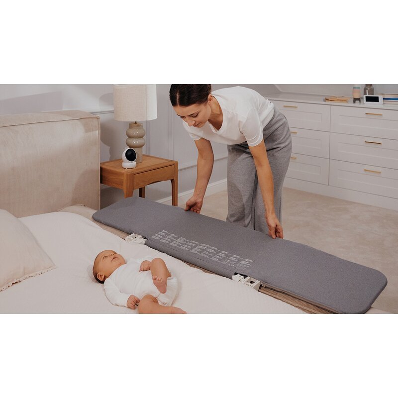 Bariera de protectie pentru pat Lionelo Lora XL 150×46 cm bej – imaginea 5