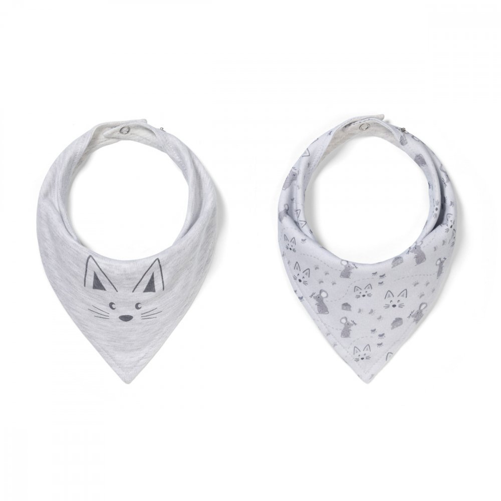 Set 2 bavete tip bandana Baby Ono pisicuta – imaginea 3
