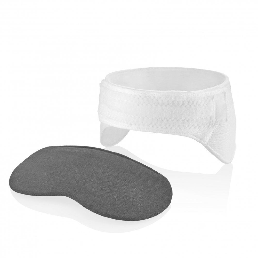 Bentita 2 in 1 pentru urechi BabyJem Bucket Air Antracit – imaginea 5