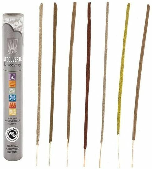 Betisoare parfumate naturale Aromandise ayurvedice Discovery 14 bucati – imaginea 4