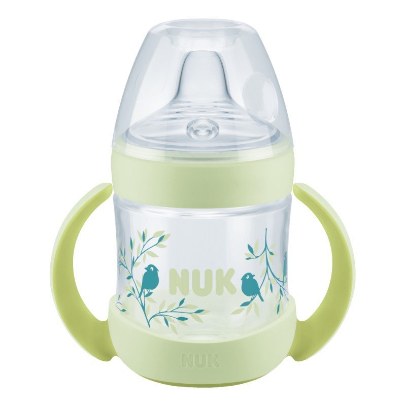 Biberon Nuk Learner Nature Sense 150 ml verde 6-18 luni – imaginea 2
