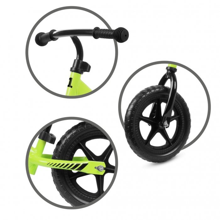 Bicicleta fara pedale Kidwell Rebel green – imaginea 3