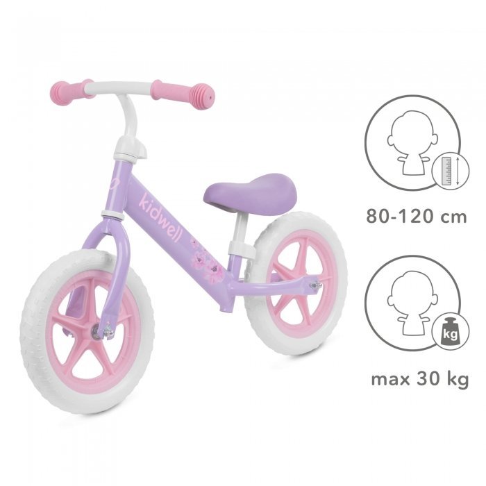 Bicicleta fara pedale Kidwell Rebel violet – imaginea 4