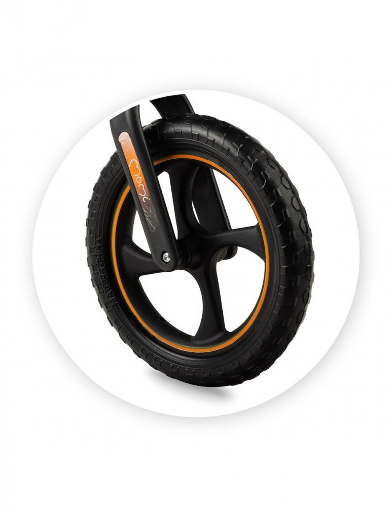 Bicicleta fara pedale Momi Mizo Black 12 inch, foarte usoara, roti din spuma EVA, scaun reglabil de la 33-40 cm, greutate maxima admisa 25 kg, de la 3 ani – imaginea 8