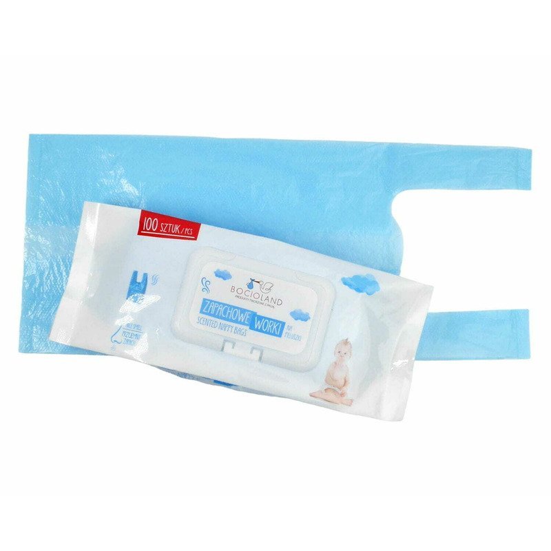 Set 100 bucati saci parfumati Bocioland pentru scutece folosite – imaginea 6