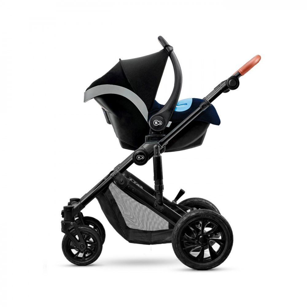 Carucior 3 in 1 Kinderkraft Prime Mink Pro Navy i-Size – imaginea 2