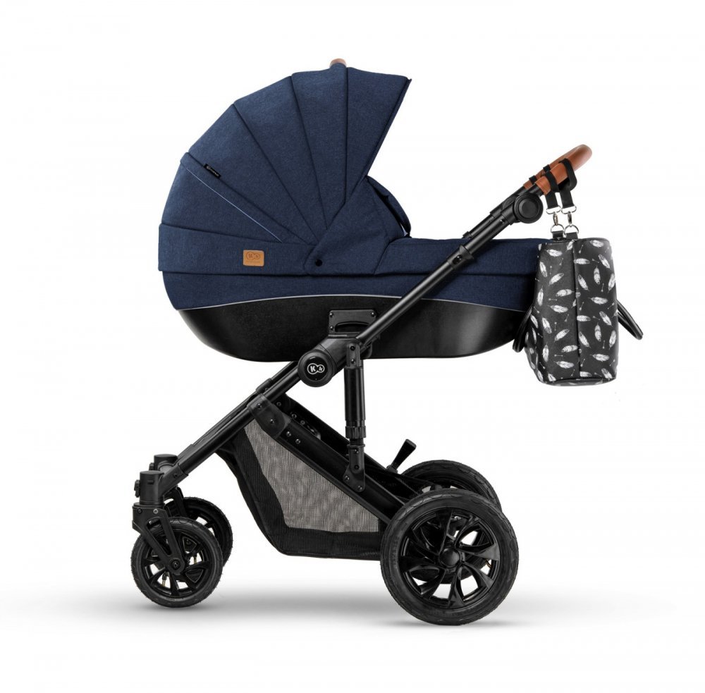 Carucior 3 in 1 Kinderkraft Prime Mink Pro Navy i-Size – imaginea 5