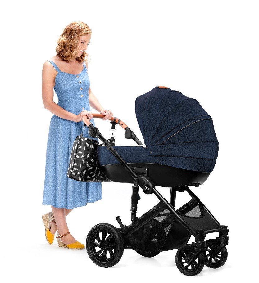 Carucior 3 in 1 Kinderkraft Prime Mink Pro Navy i-Size – imaginea 6