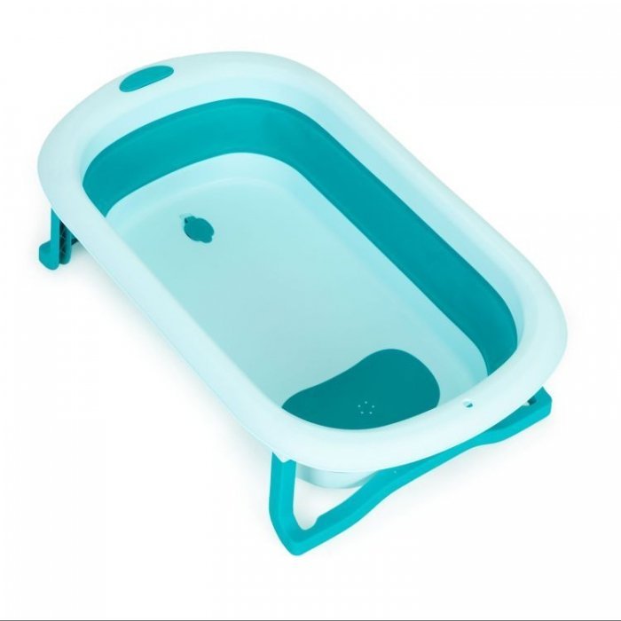 Cadita de baie cu dop de scurgere Ecotoys HA-B37 Albastru – imaginea 2