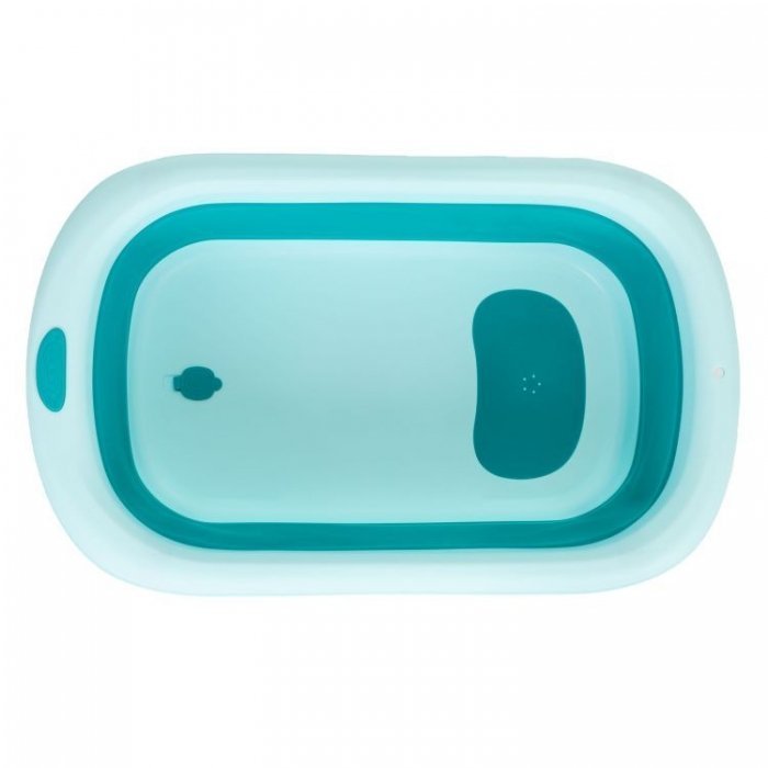 Cadita de baie cu dop de scurgere Ecotoys HA-B37 Albastru – imaginea 5