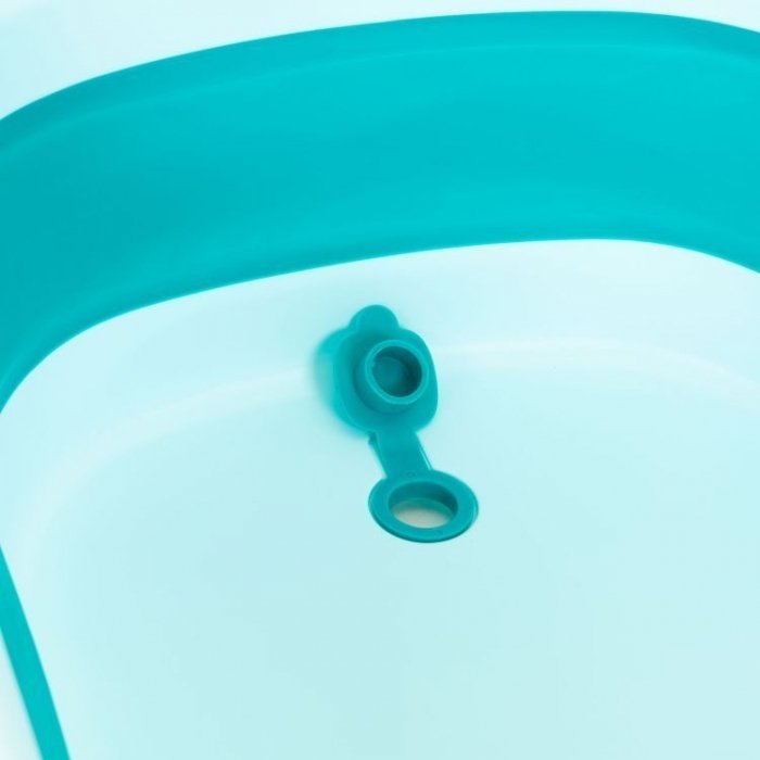 Cadita de baie cu dop de scurgere Ecotoys HA-B37 Albastru – imaginea 7