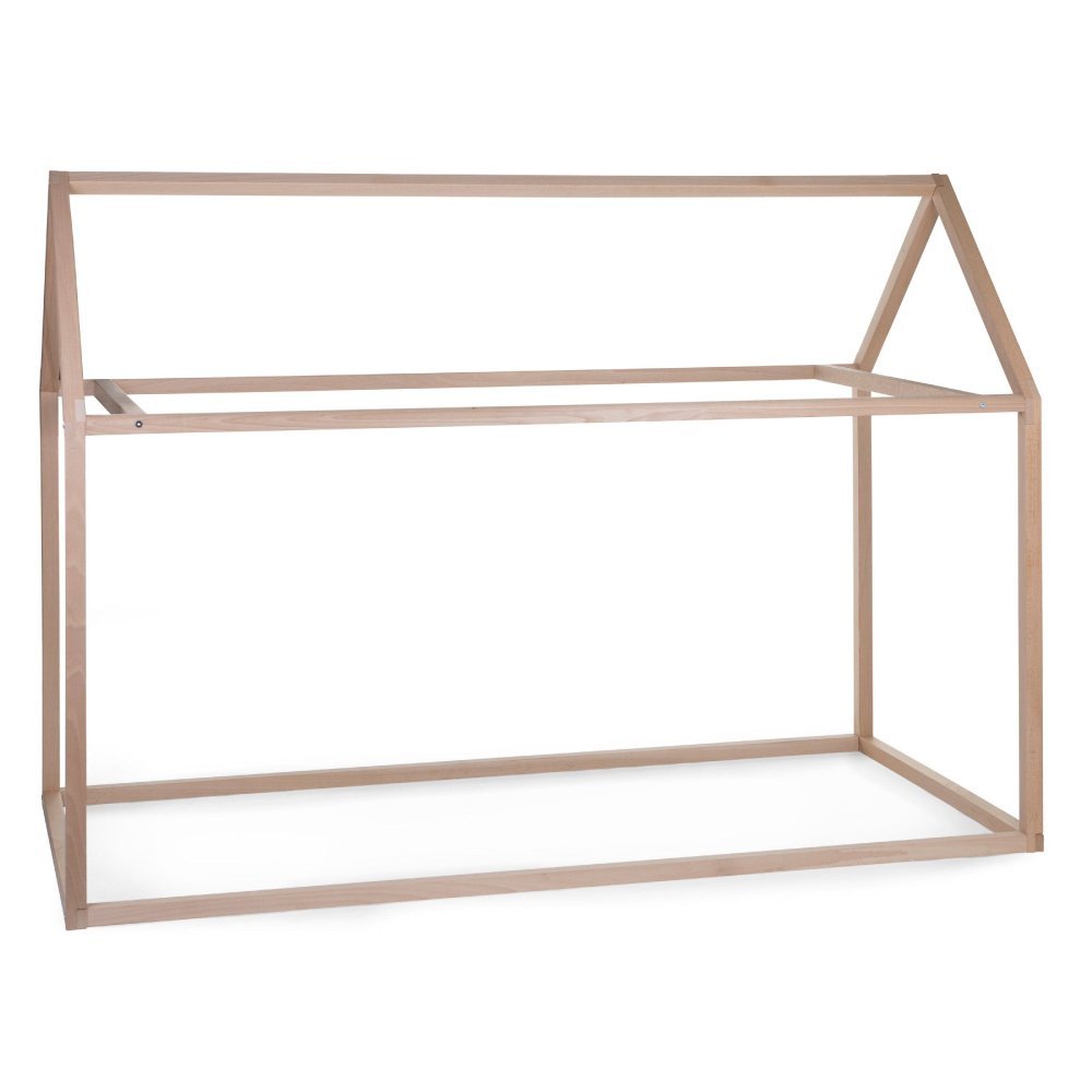Cadru pat casuta Childhome 90×200 cm lemn natural – imaginea 5