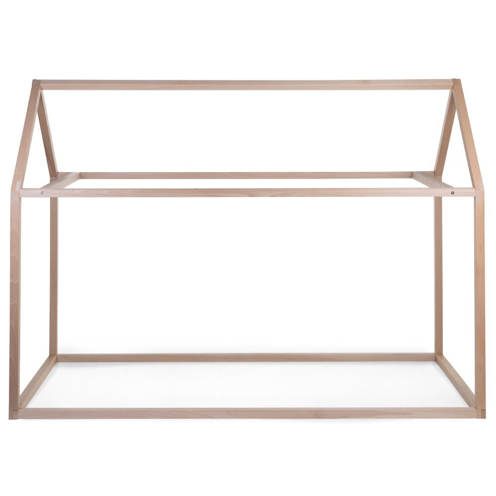Cadru pat casuta Childhome 90×200 cm lemn natural