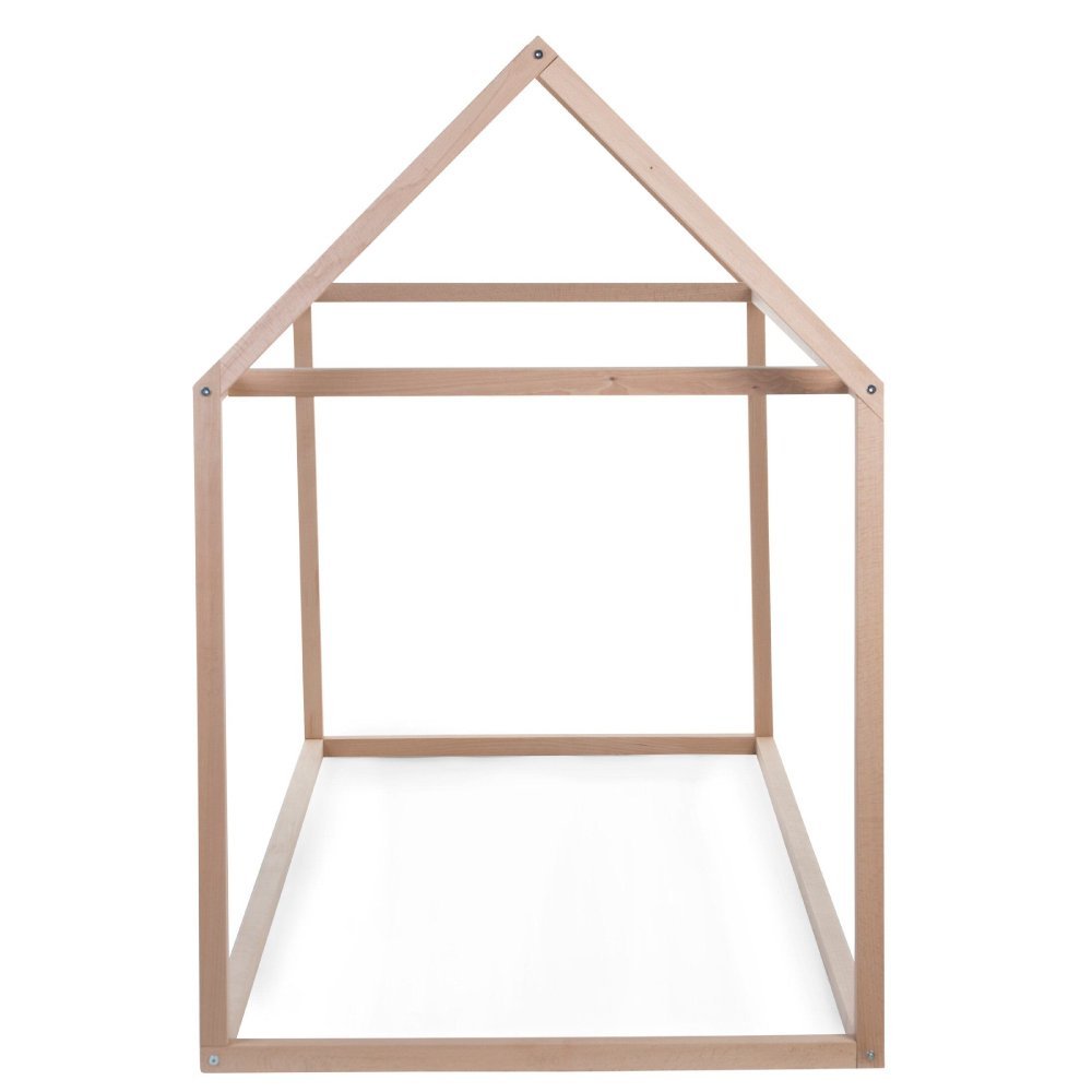 Cadru pat casuta Childhome 90×200 cm lemn natural – imaginea 2