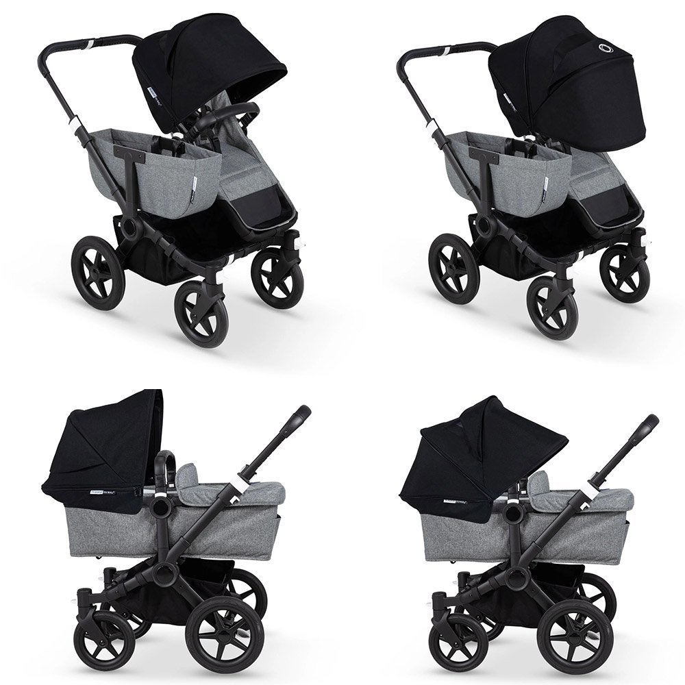 Capotina carucior Bugaboo Donkey 3 black – imaginea 2