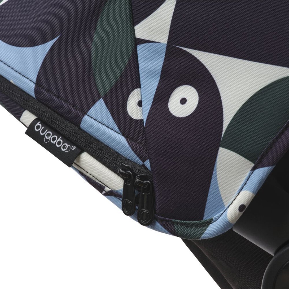 Capotina carucior Bugaboo Fox 3 Lynx Animal Explorer green light blue – imaginea 2