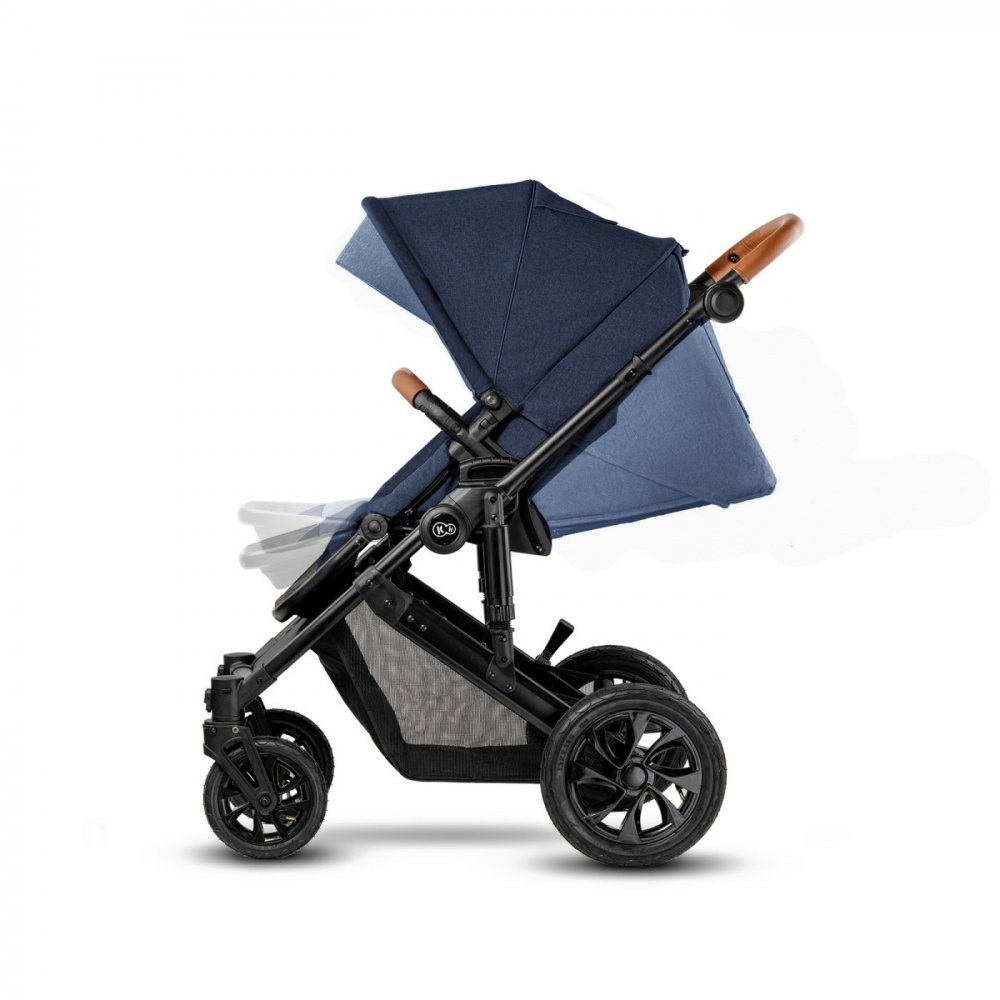 Carucior 3 in 1 Kinderkraft Prime Mink Pro Navy i-Size – imaginea 8
