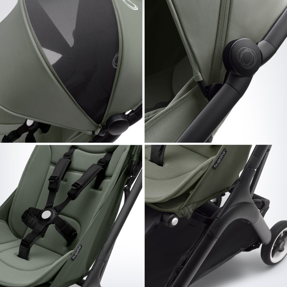 Carucior Bugaboo Butterfly black forest green – imaginea 5
