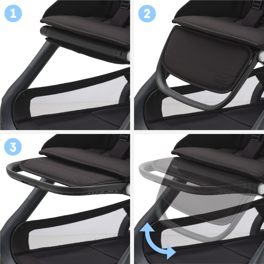 Carucior Bugaboo Dragonfly graphite grey melange – imaginea 6