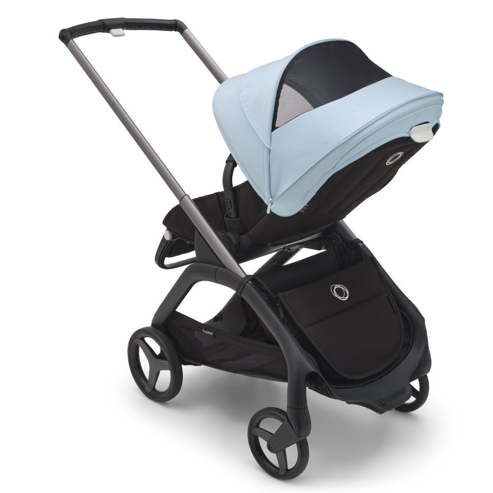 Carucior Bugaboo Dragonfly graphite midnight black skyline blue – imaginea 4