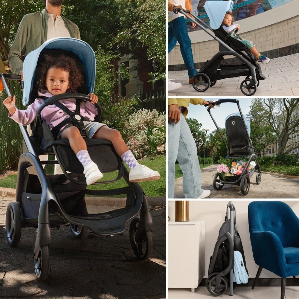 Carucior Bugaboo Dragonfly black desert taupe – imaginea 8