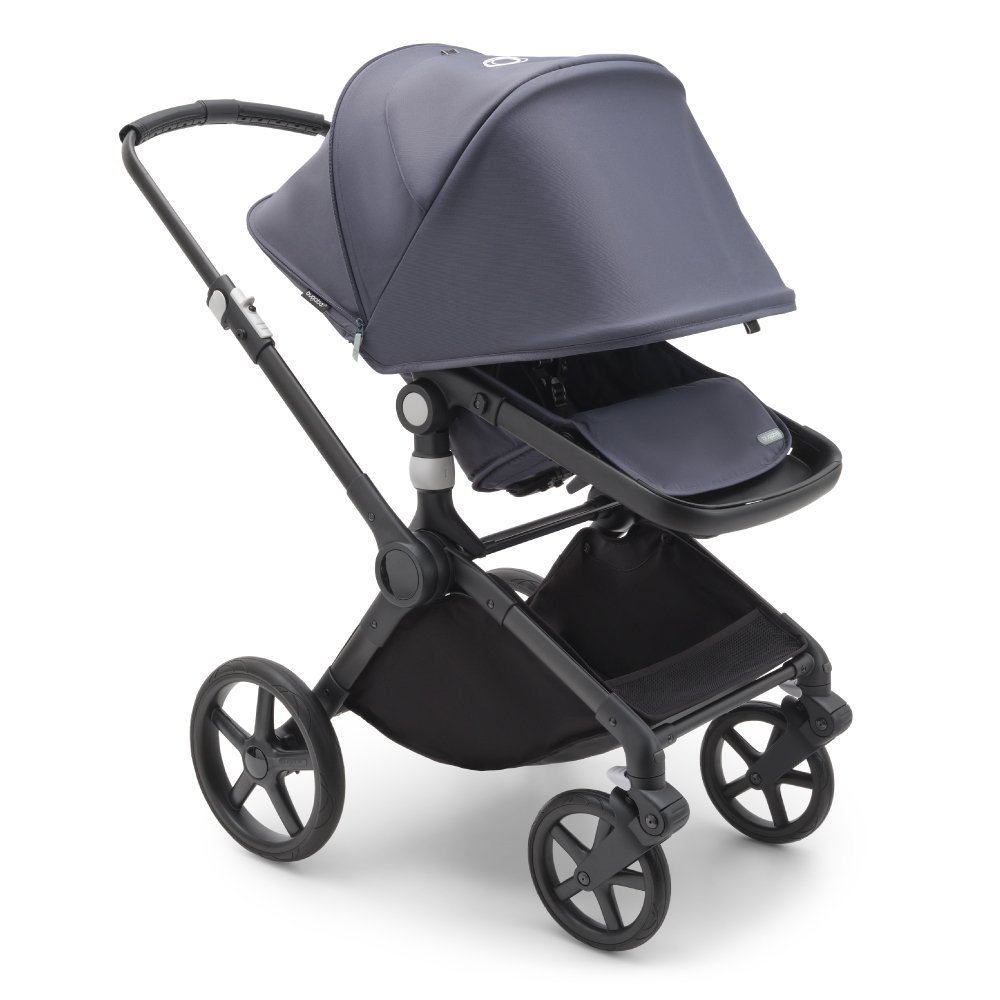 Carucior 2 in 1 Bugaboo Fox Cub black stormy blue – imaginea 4