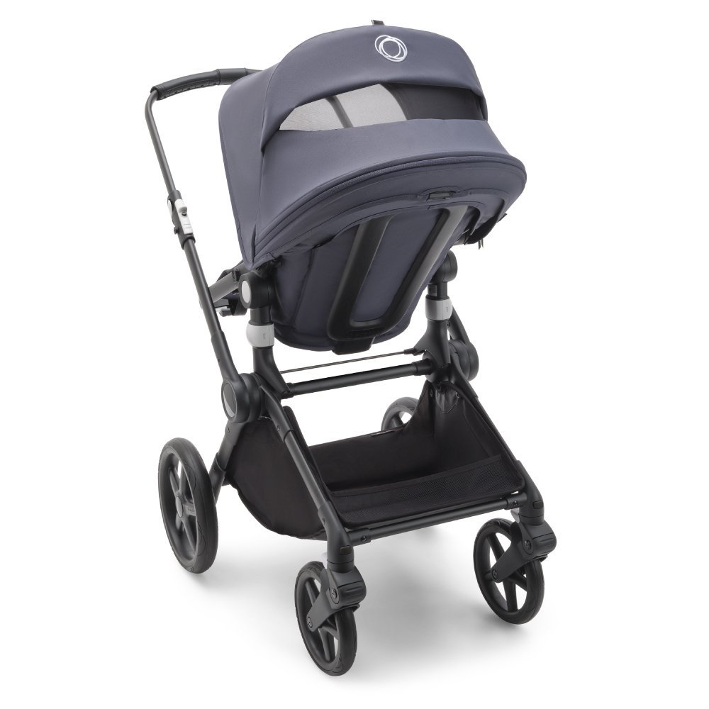 Carucior 2 in 1 Bugaboo Fox Cub black stormy blue – imaginea 5
