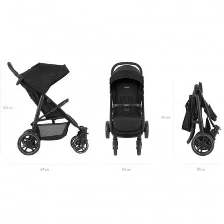 Carucior Graco EeZeFold Steeple Gray – imaginea 5