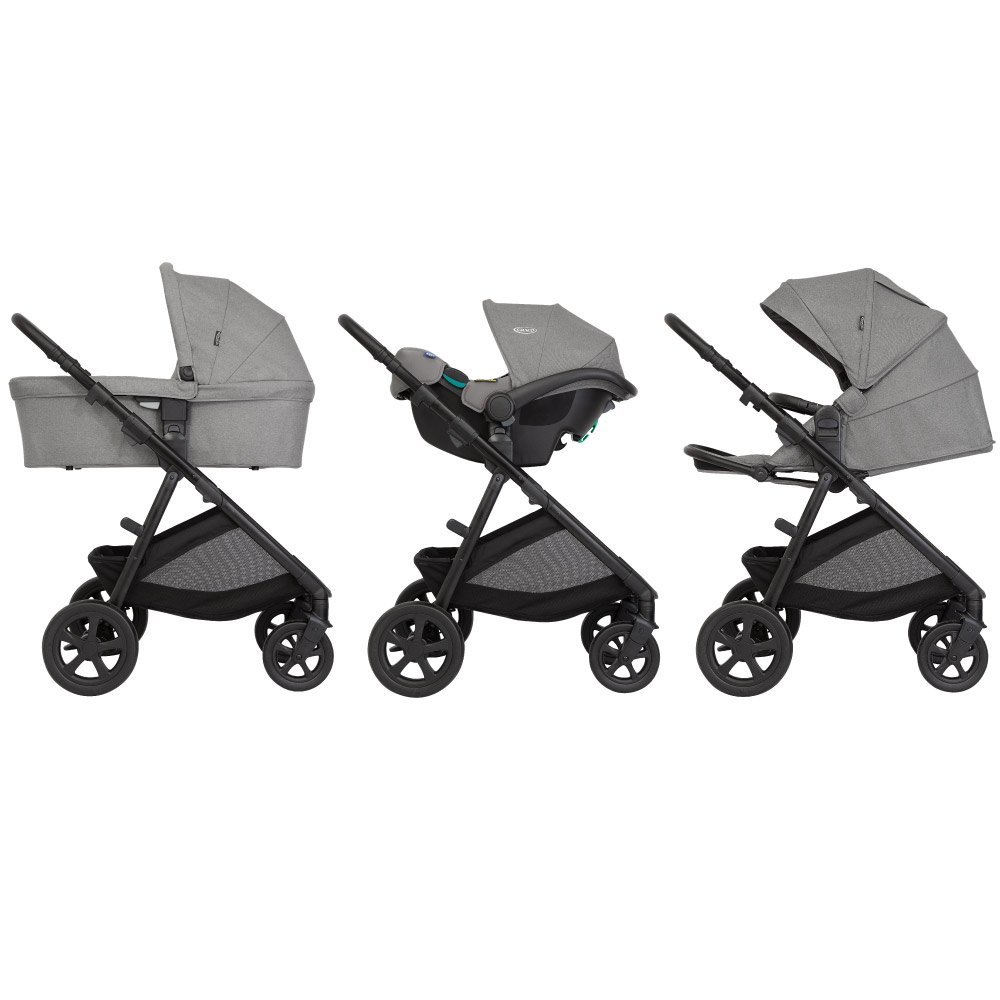 Carucior 3 in 1 Graco Near2Me DLX Ash – imaginea 3